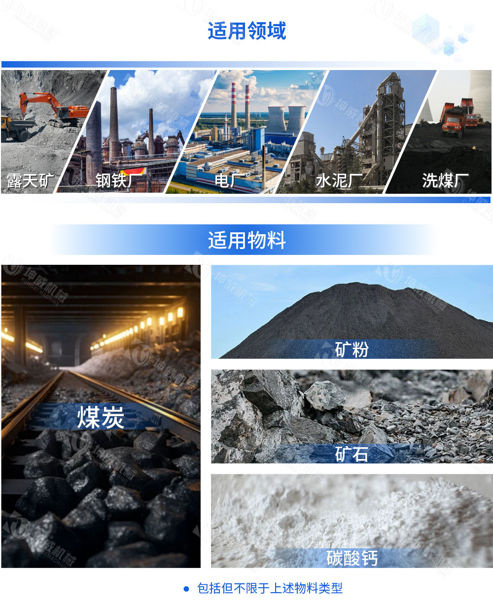 皮帶機卸料小車適用范圍